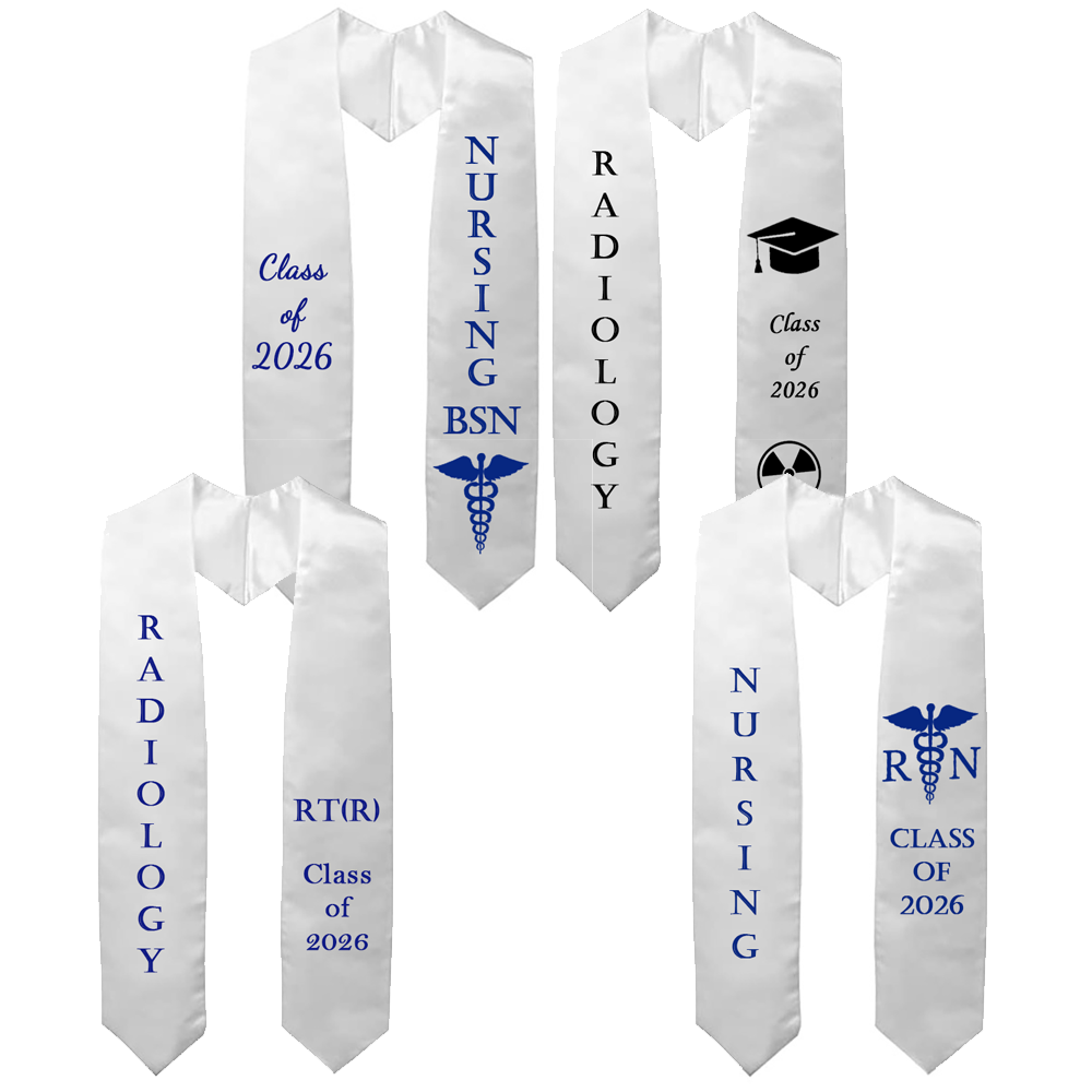 Xray Tech Accessories - Estola de Formatura para Radiologia/Enfermagem Turma