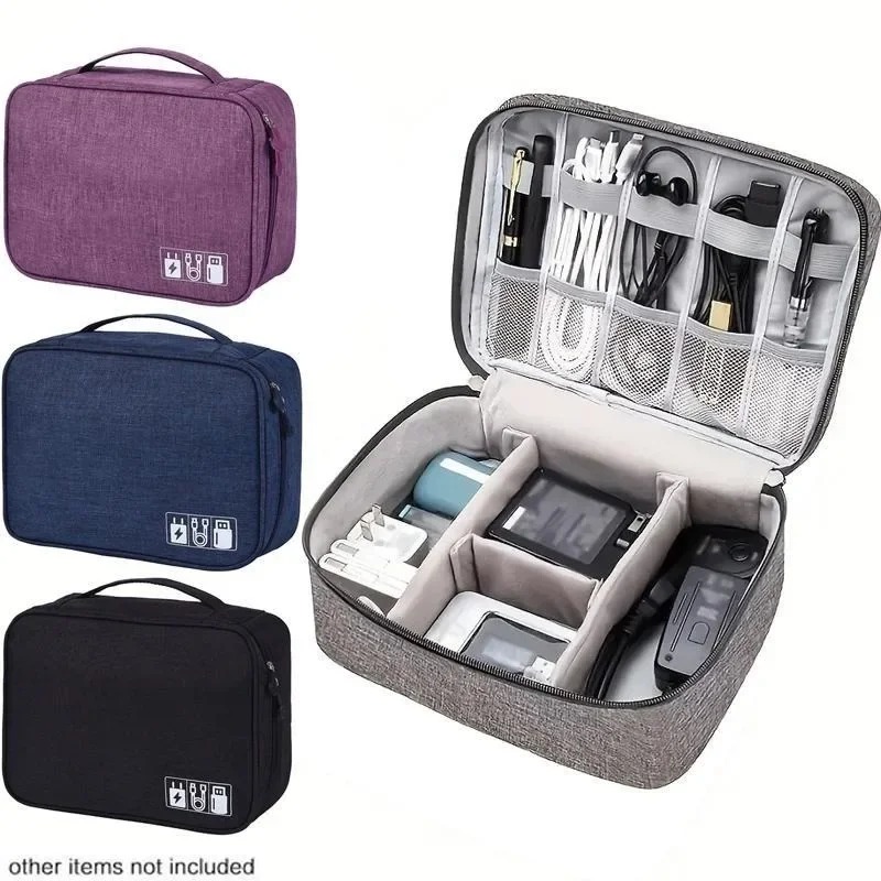 Tech Accessories To Gift - Organizador de Eletrônicos para Viagem, Estojo