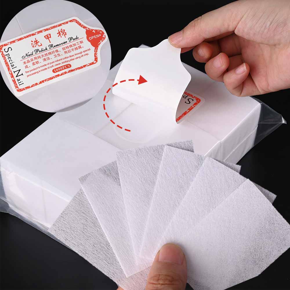 Nail Tech Accessories - 100/3000 Peças de Almofadas de Algodão