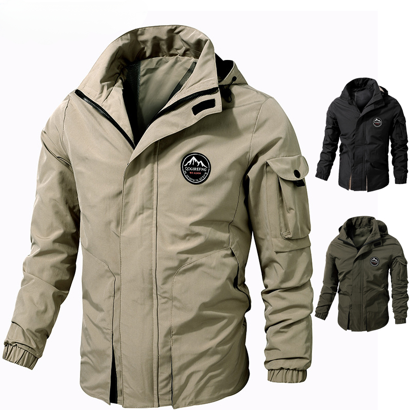 Tech Wear Accessories - Jaquetas casuais para techwear masculino à