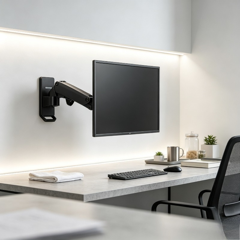Monitor Arm Single - Suporte de Parede Articulado para Monitor