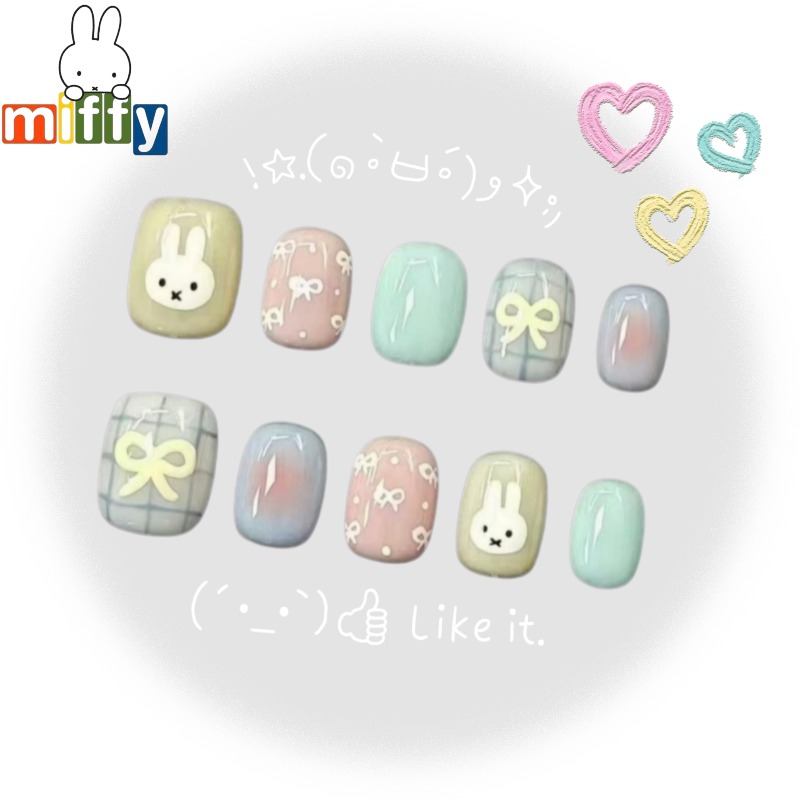 Nail Tech Accessories - Coelho Miffy | Miffy Macaron Colorido