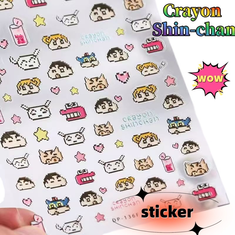 Nail Tech Accessories - Caderno Criativo Crayon Shin-chan com Adesivos