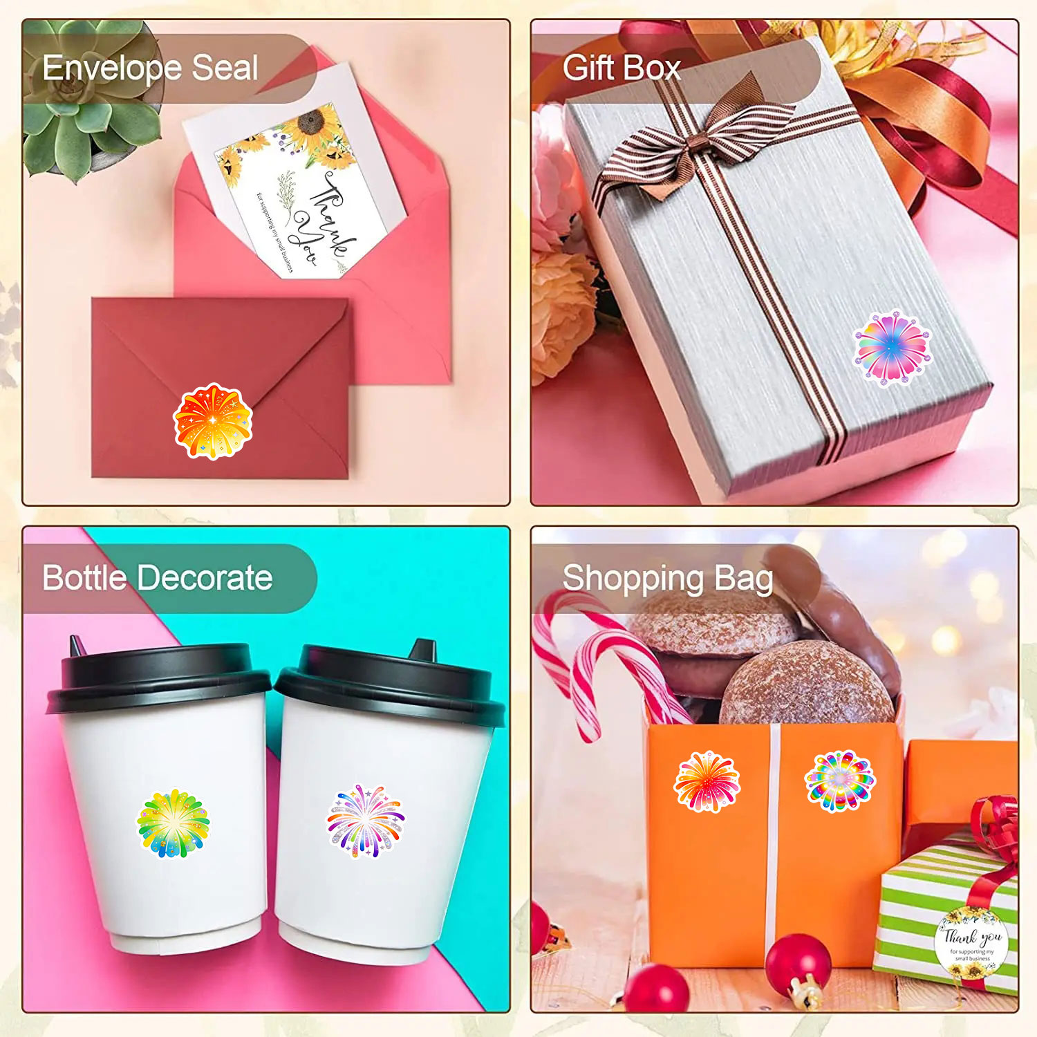 Rolo de Adesivos de Fogos de A - Tech Accessories To Gift avaliação e preço