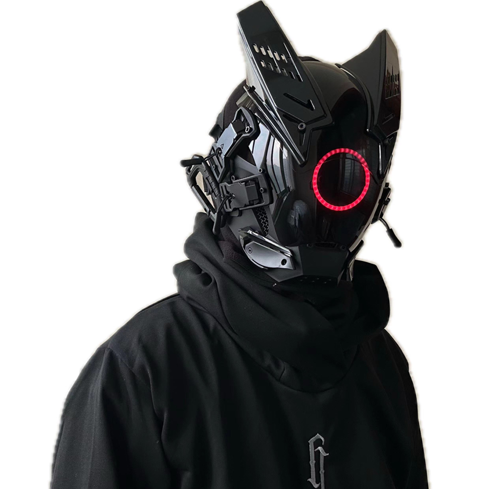 Máscara LED Cyberpunk para Cos - Tech Wear Accessories avaliação e preço