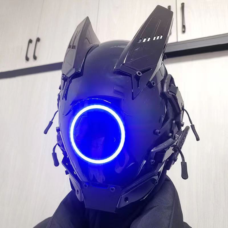 Máscara LED Cyberpunk para Cos - Tech Wear Accessories avaliação e preço