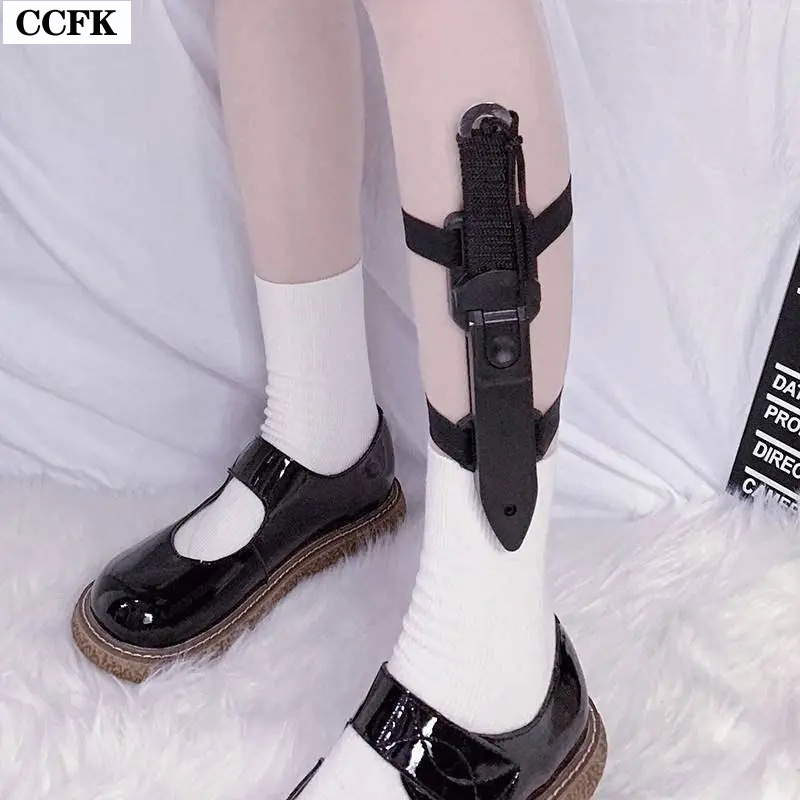 Goth Leg Ring para Meninas, Ka - Tech Wear Accessories avaliação e preço